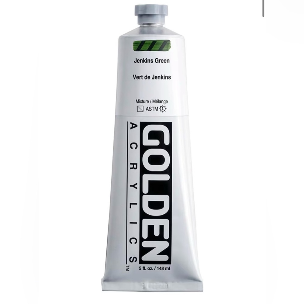 GOLDEN Heavy Body Acrylics, Jenkins Green, 2 fl oz